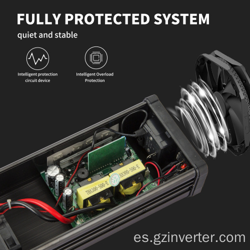 Inversor de energía del sistema solar 200W para automóvil